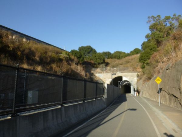 through the Cal Park Hill Tunnel again